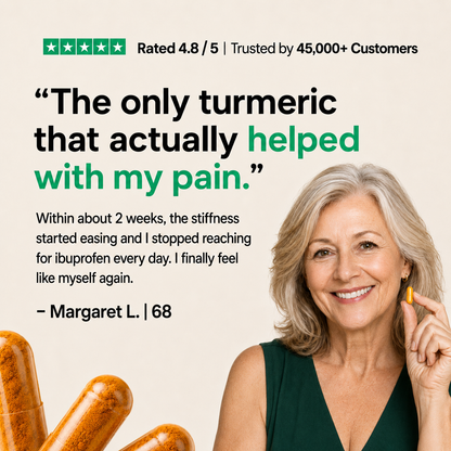 Move More Comfortably with Turmeric Curcumin (1,000mg)