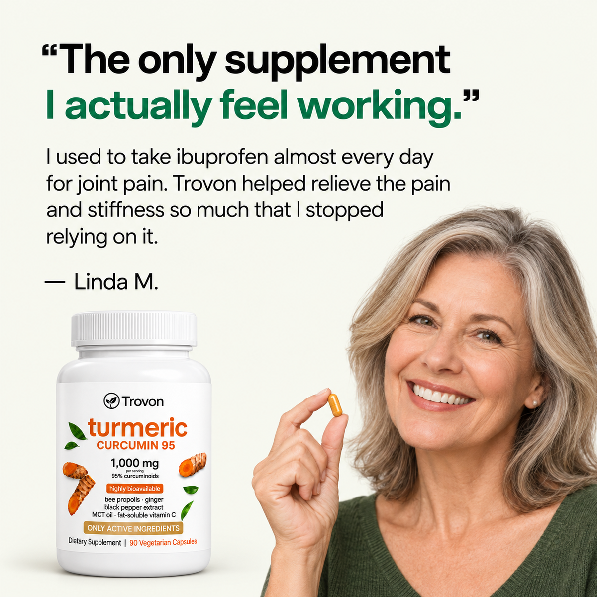 Trovon Turmeric Curcumin (1,000mg)